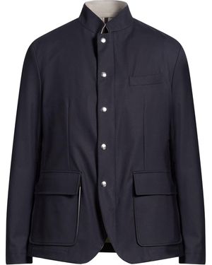 Eleventy Jacket Cotton, Elastane - Blue