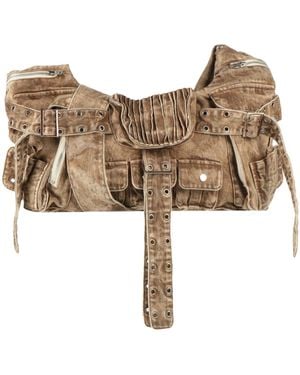 NO/FAITH STUDIOS Cross-body Bag - Natural