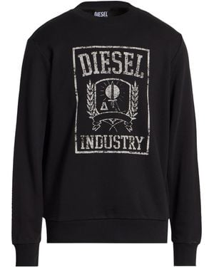 DIESEL Sweatshirt Cotton - Black