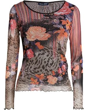 Angelo Marani Top Polyacrylic - Brown
