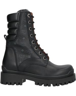 MCM Ankle Boots Leather - Black