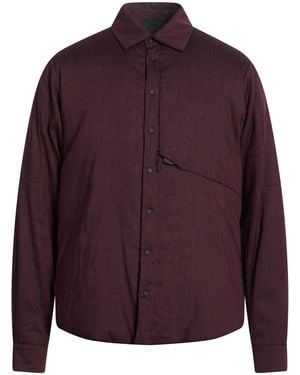 Sease Shirt Linen, Virgin Wool - Purple