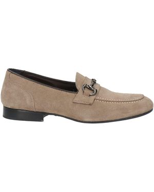 GERMANO FIORUCCI Loafers Leather - Gray