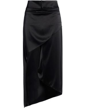 Courreges Midi Skirt Triacetate, Polyester - Black