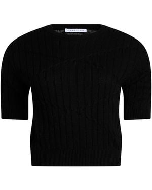 Caractere Pullover - Schwarz