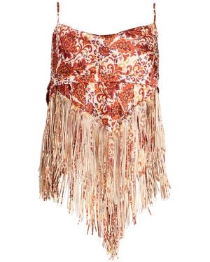 Rabanne Top Polyester, Acetate - White