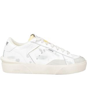 Strype Trainers Leather, Textile Fibres - White