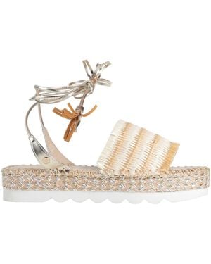 Manila Grace Sandals - Metallic