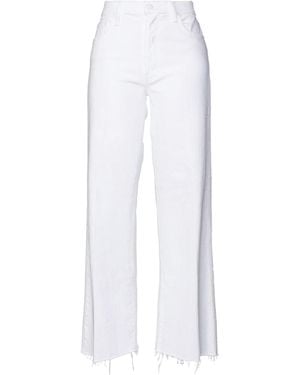 Mother Jeans Cotton, Elastane - White