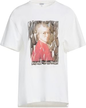 Loewe T-Shirt Cotton, Polyamide - White