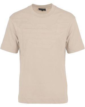 Emporio Armani T-Shirt Cotton - Natural