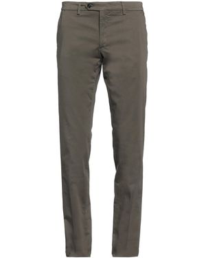 Trussardi Trousers Cotton, Elastane - Grey