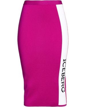Iceberg Midi Skirts - Pink
