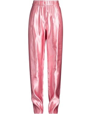 Giorgio Armani Pants Linen, Silk - Red