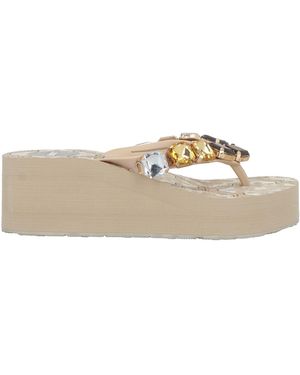 La Water Thong Sandals - White
