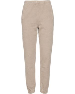 Joah Brown Trousers Cotton - Natural
