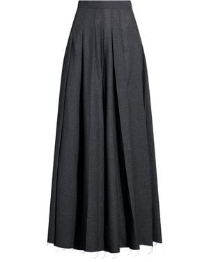 Jacquemus Charcoal Pants Wool - Gray