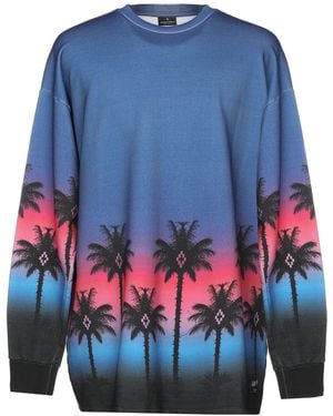 Marcelo Burlon Sweatshirt Cotton, Elastane - Blue