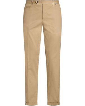 Paoloni Pants Cotton, Elastane - Natural