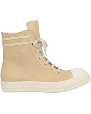 Rick Owens Trainers Leather - Natural