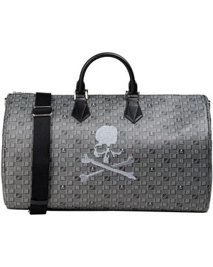 Moreau Paris Duffel Bags Textile Fibres, Leather - Black