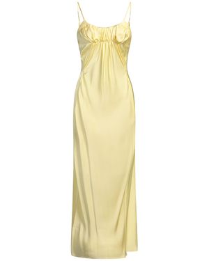 Jil Sander Maxi-Kleid - Mettallic