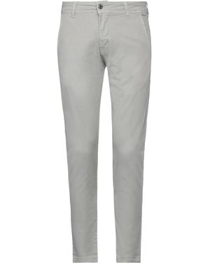 SUPERTRUMP Trousers Cotton, Elastane - Grey