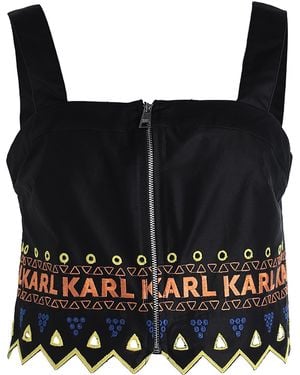 KARL LAGERFELD Top - Black