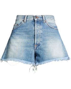 Off-White c/o Virgil Abloh Denim Shorts Cotton - Blue