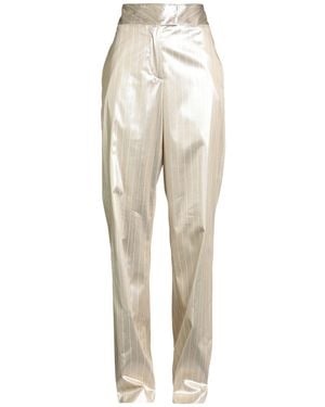 Genny Trousers Viscose, Polyester - Natural