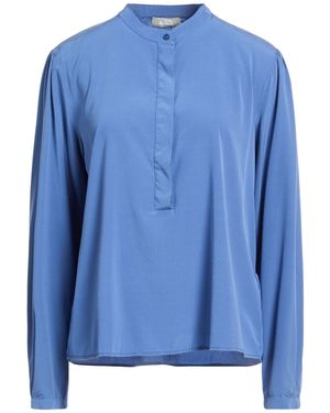 Kiltie Top Silk, Elastane - Blue