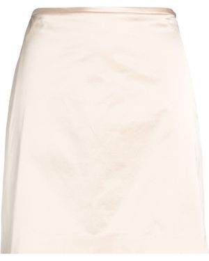 Peserico Mini Skirt Cotton, Polyester, Elastane - Natural