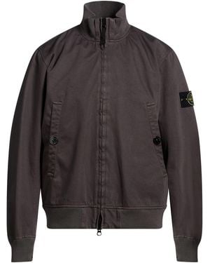 Stone Island Jacket Cotton, Polyurethane - Grey