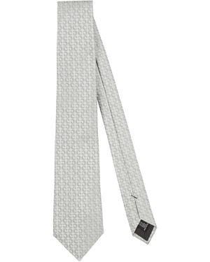 Caruso Ties & Bow Ties Silk - White