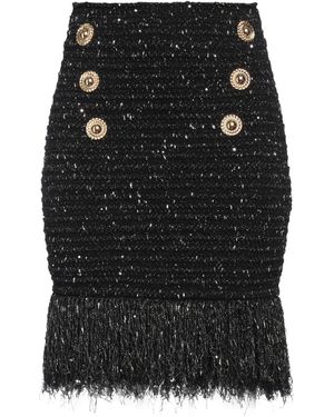 Balmain Mini Skirt - Black