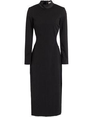 ViCOLO Midi Dress Polyamide, Viscose, Polyester, Elastane - Black