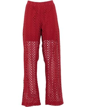 Alpha Studio Trouser - Red