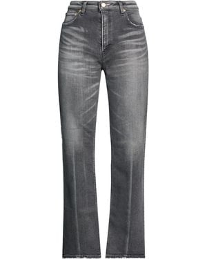 Tu Es Mon Tresor Jeans Cotton, Polyester, Polyurethane - Grey