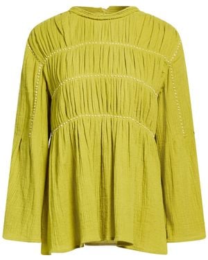 Alysi Lime Top Cotton - Yellow