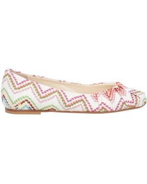 Missoni Ballet Flats Textile Fibres - Pink