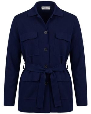 FILIPPO DE LAURENTIIS Cardigan Cotton - Blue