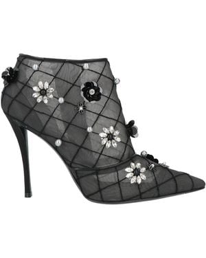 Roger Vivier Ankle Boots Textile Fibres - Black