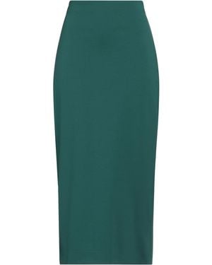 Semicouture Midi Skirt Viscose, Polyamide, Elastane - Green