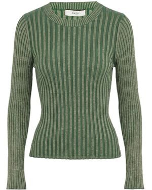 Akep Sweater Cotton, Polyester, Metallic Polyester - Green