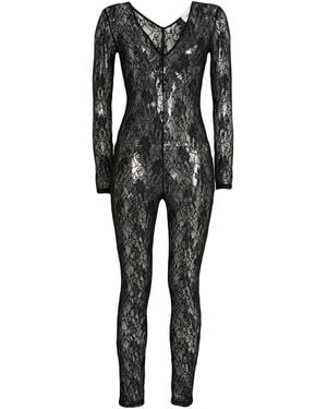 ViCOLO Jumpsuit Nylon, Elastane - Black
