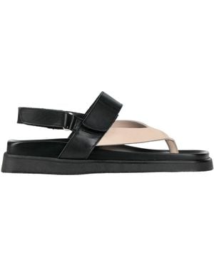 Alohas Thong Sandal Leather - White