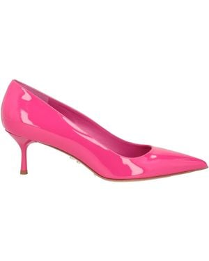 Sergio Levantesi Fuchsia Court Shoes Leather - Pink