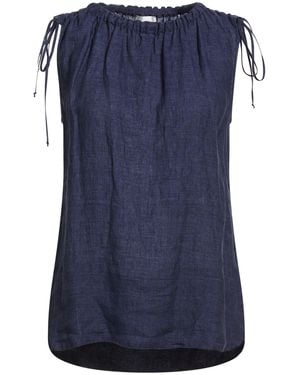 Glanshirt By Slowear Top Linen - Blue