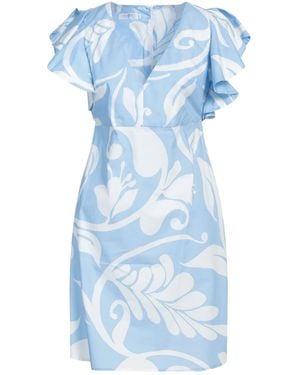 Barba Napoli Mini Dress - Blue