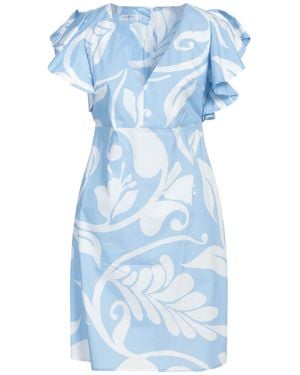 Barba Napoli Mini Dress - Blue